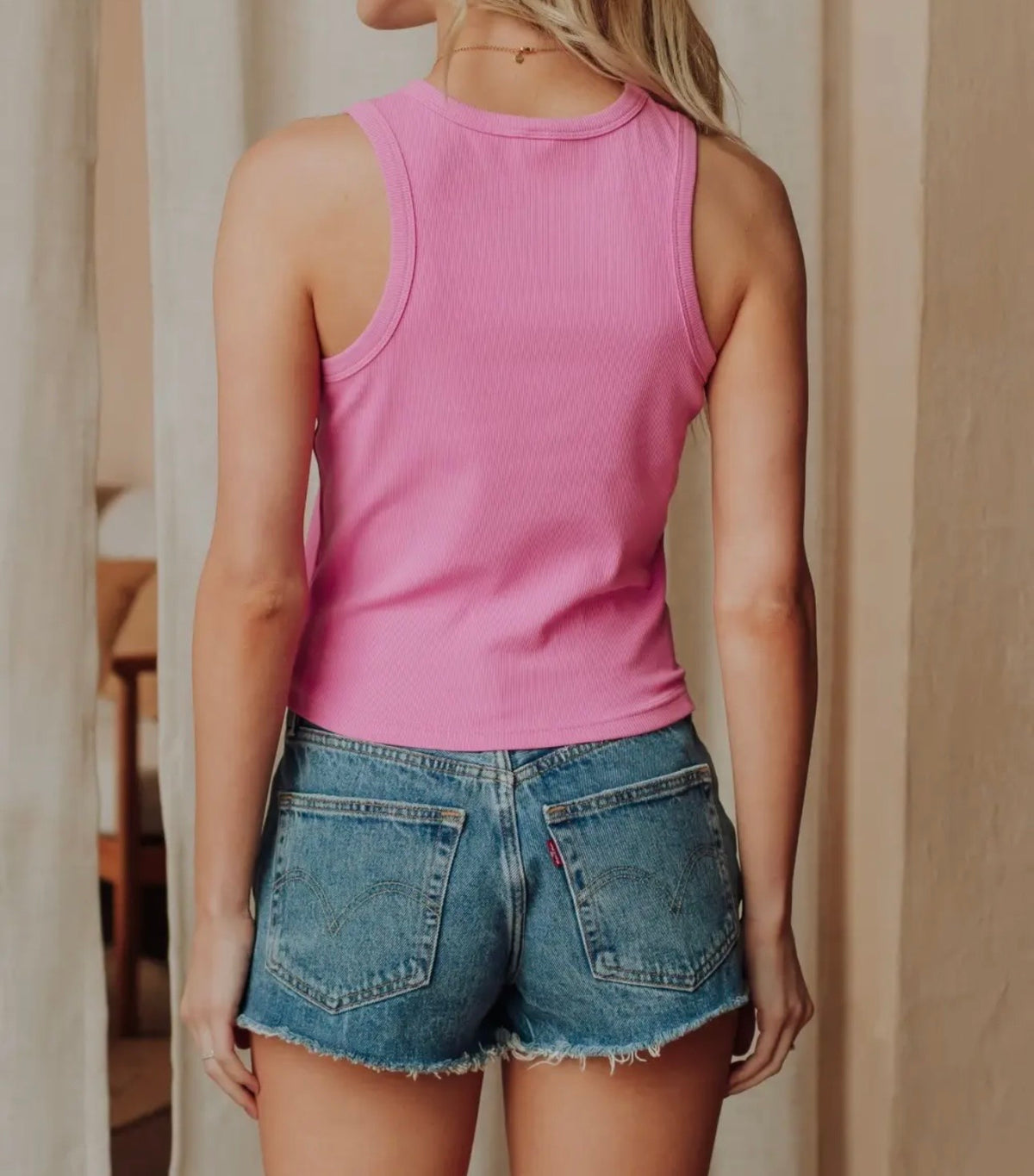 Cool It Cowboy Tank - Pink