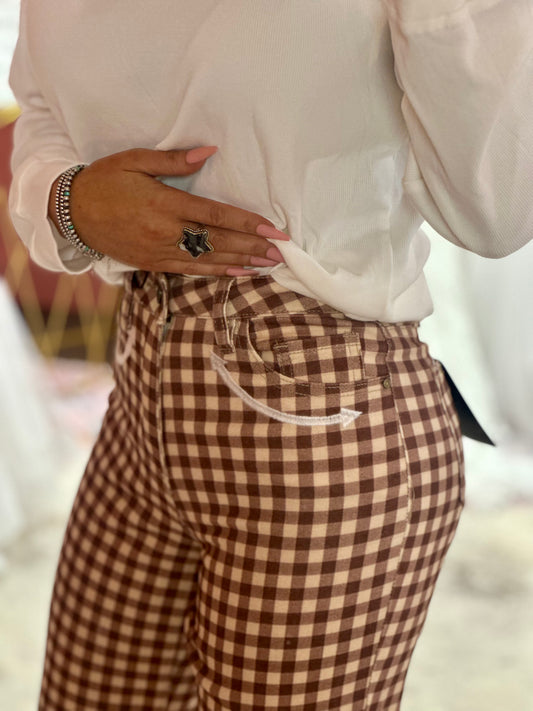 Cowgirl Shanna Plaid Jeans