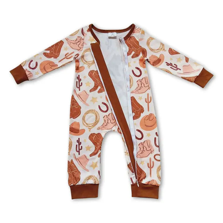 Baby Boot Scootin' Romper