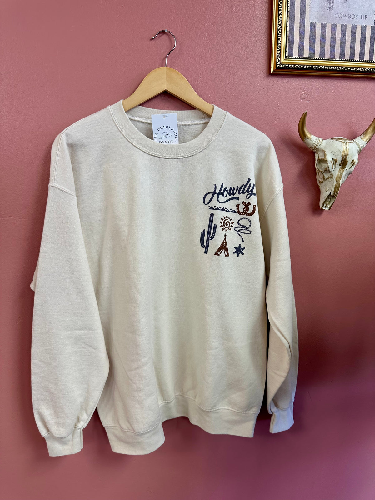 Howdy Front/Back Crewneck