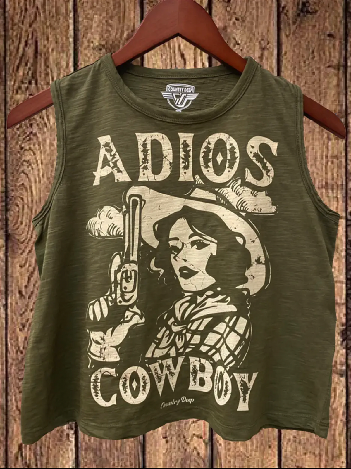 Adios Cowboy Muscle Tank
