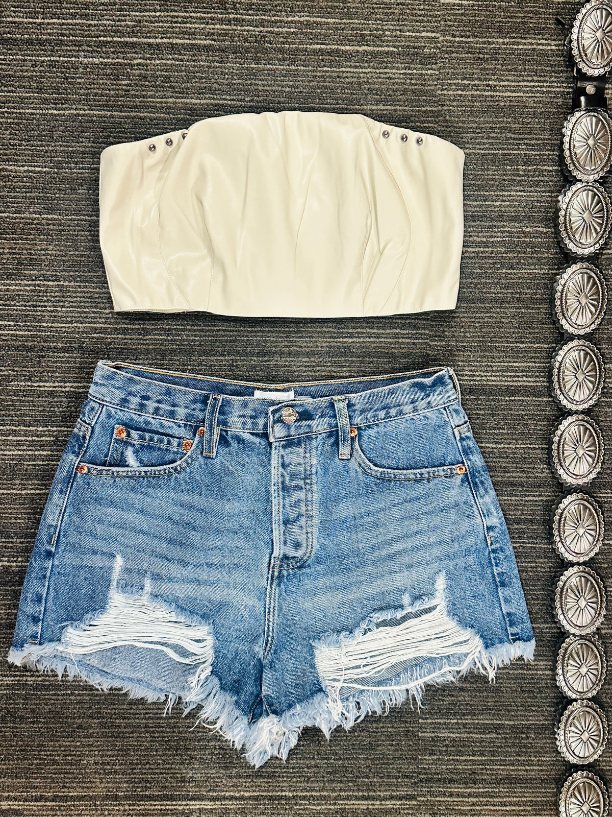Buckle Up Buttercup Tube Top