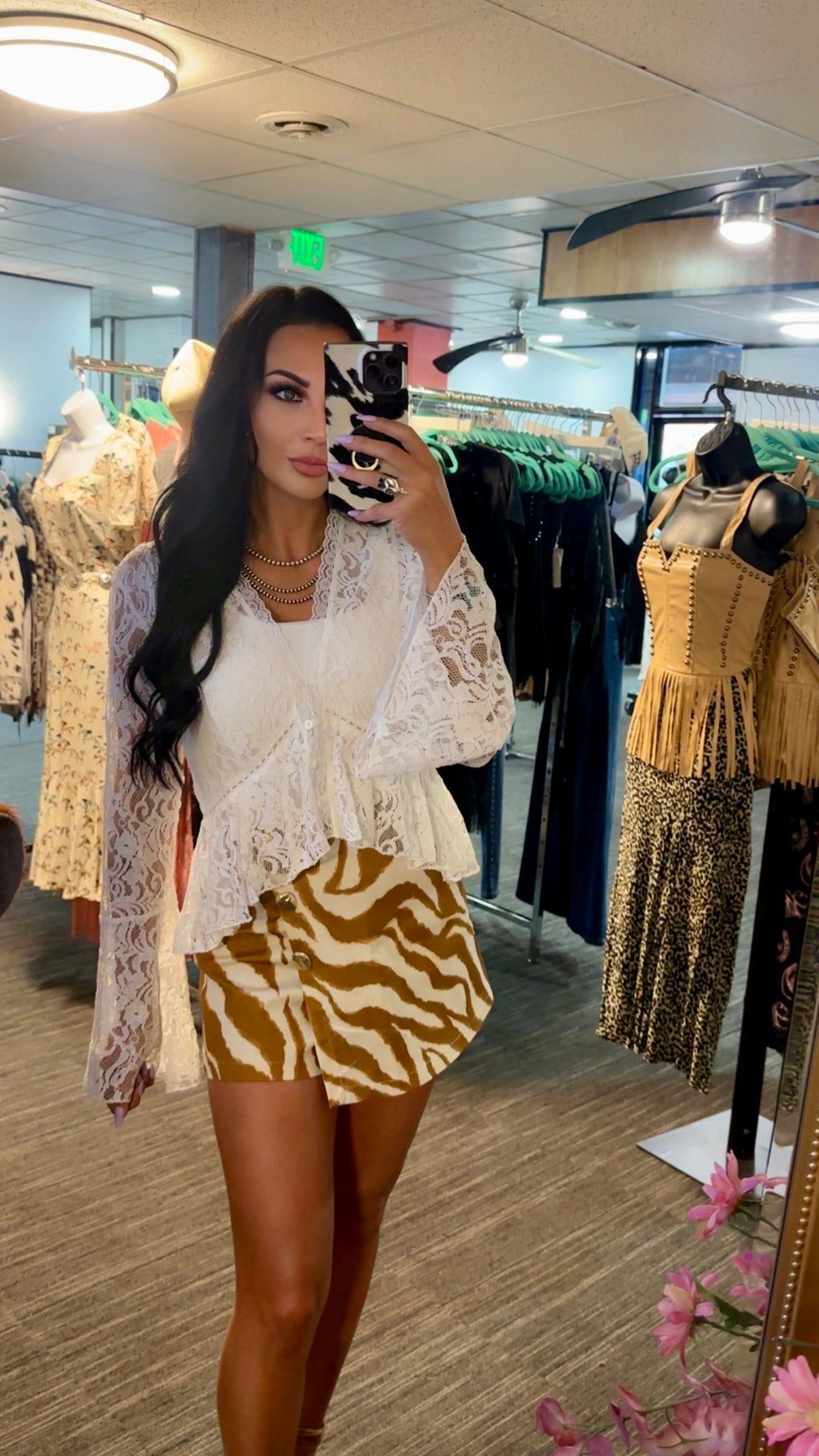 Cowgirl Cori Lace Top