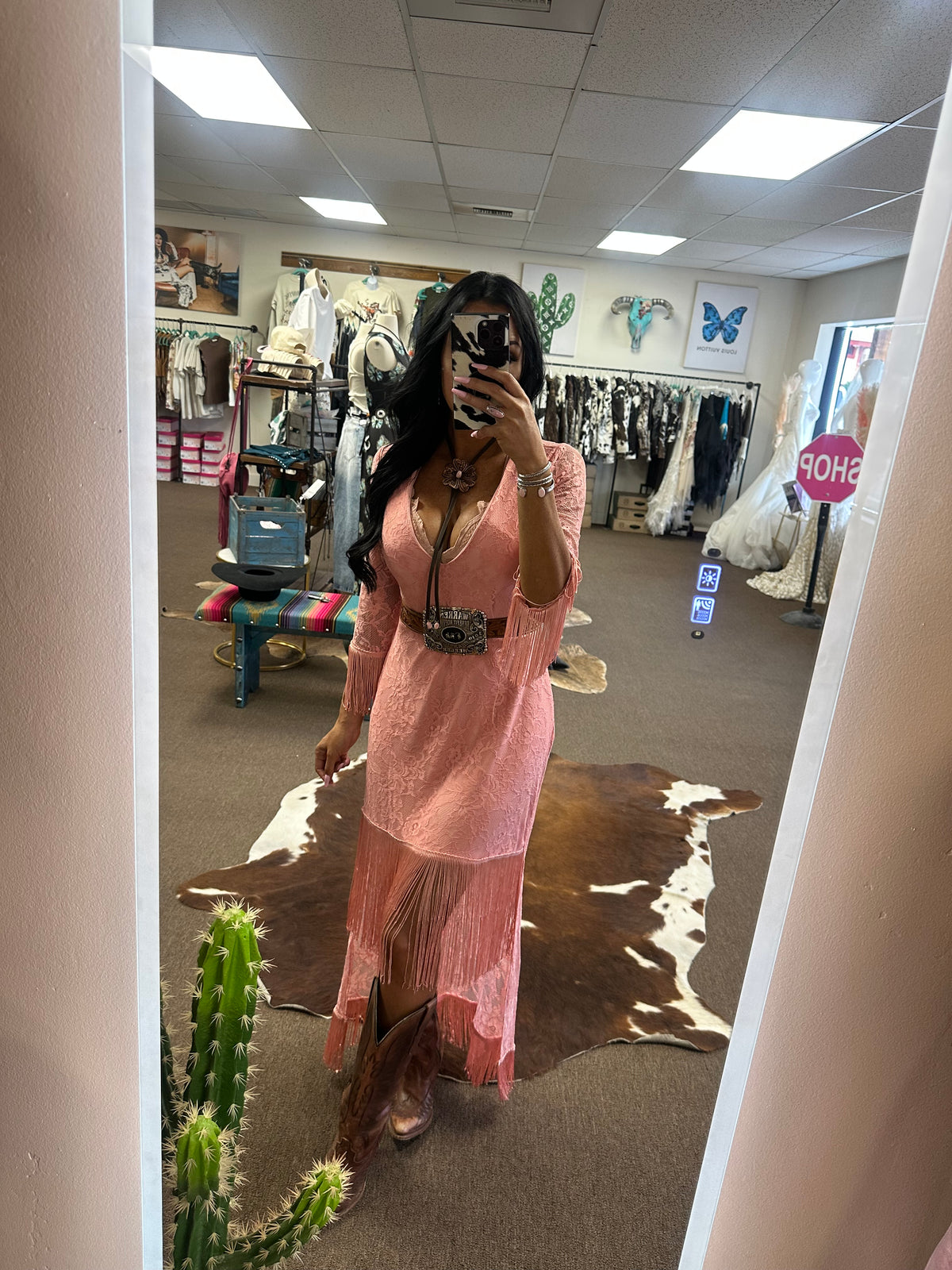 Paradise River Fringe Dress