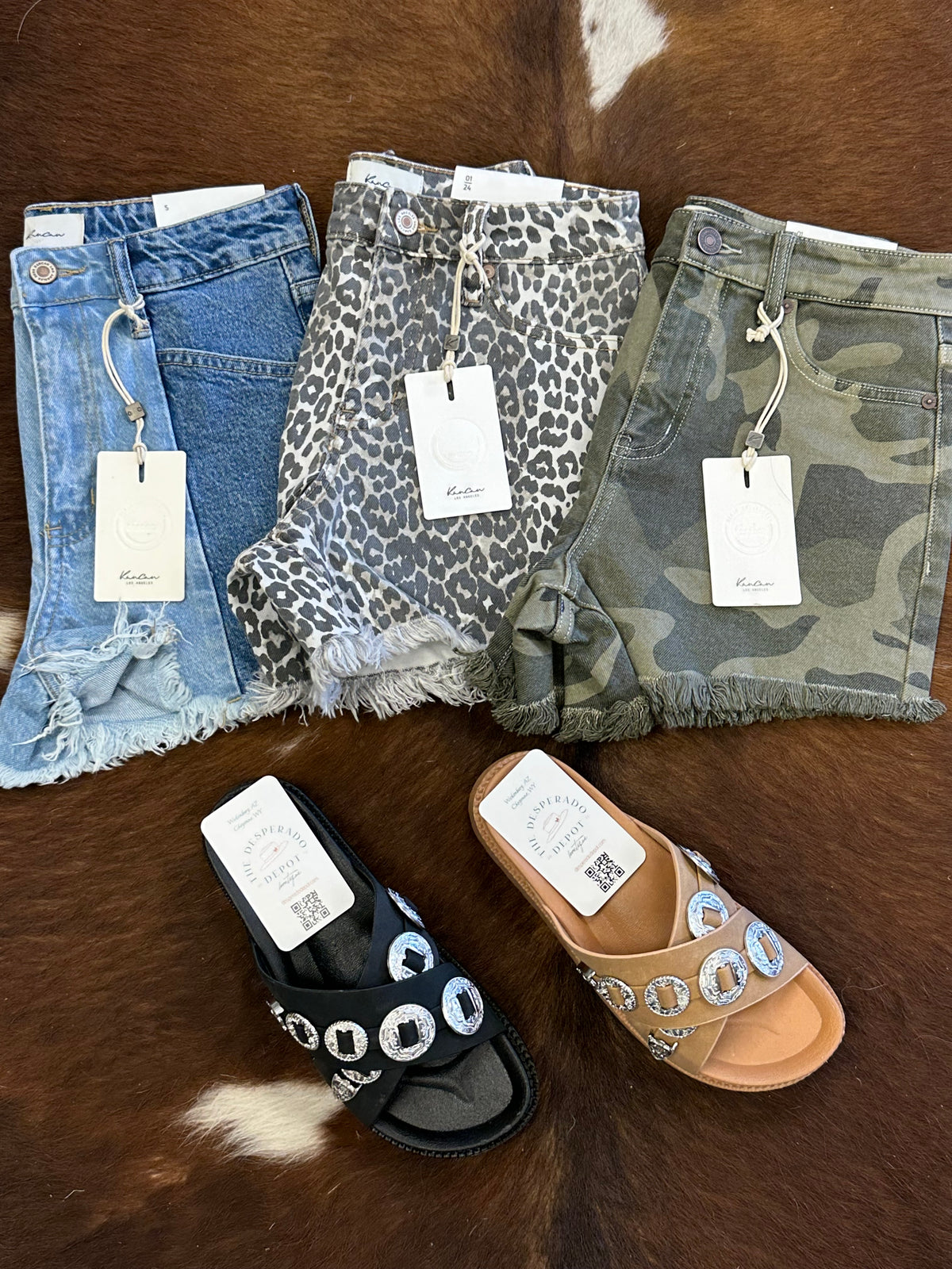 KanCan Camo Print Shorts