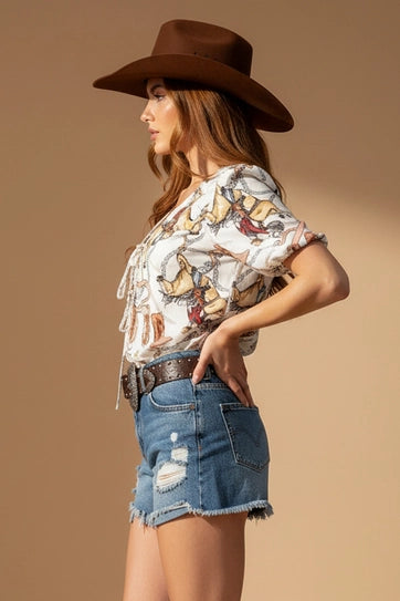 Cowgirl Chrissy Top
