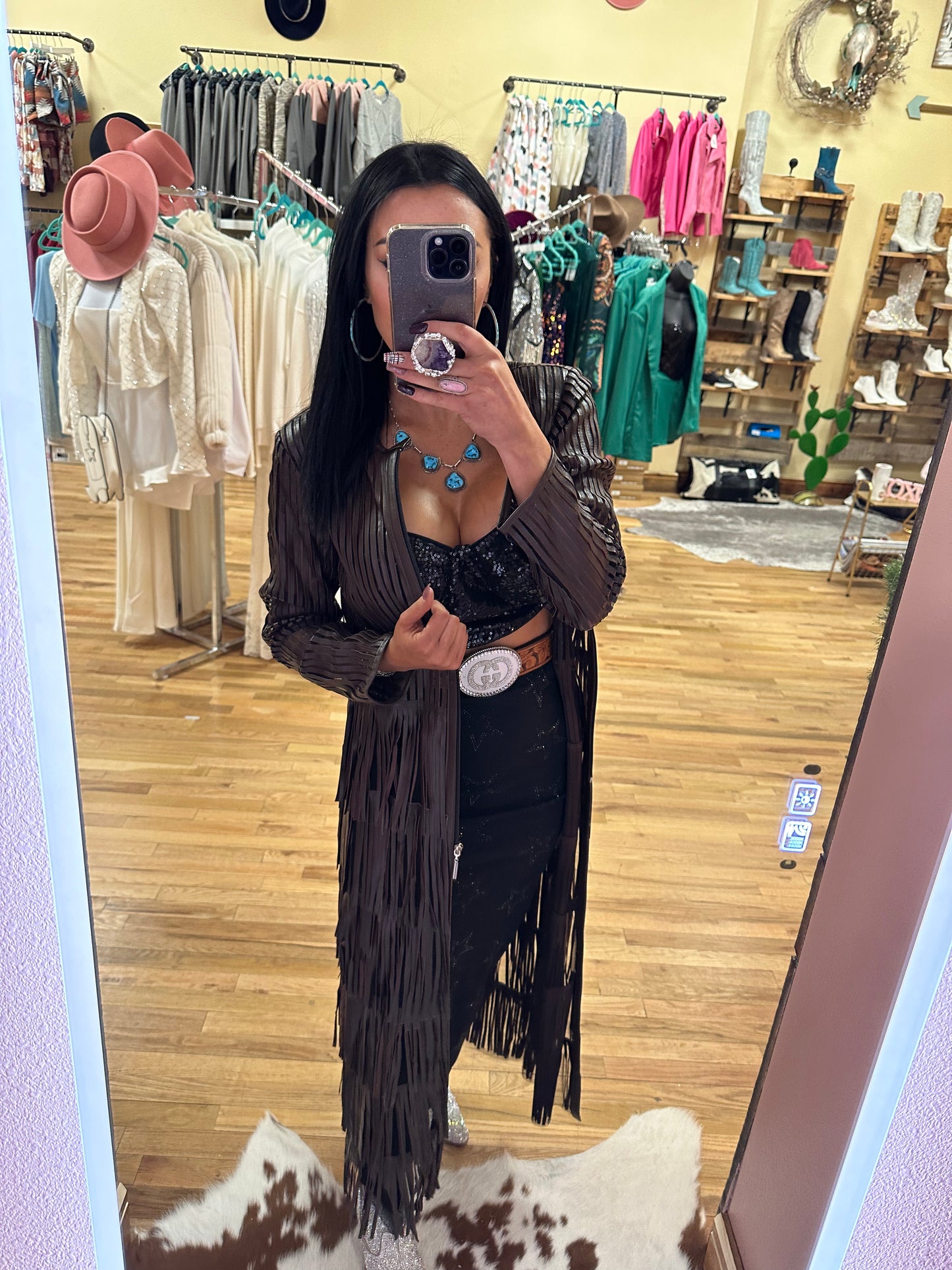 Jaxnhull Rodeo Queen Duster - Long Brown