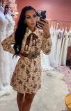 Calgary Western Puff Sleeve Dress