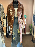 Cowhide Trench Coat - MEDIUM