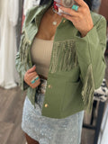 Abilene Studded Fringe Jacket