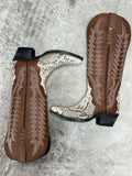 Brown Exotic Tanner Mark Boot - Size 7