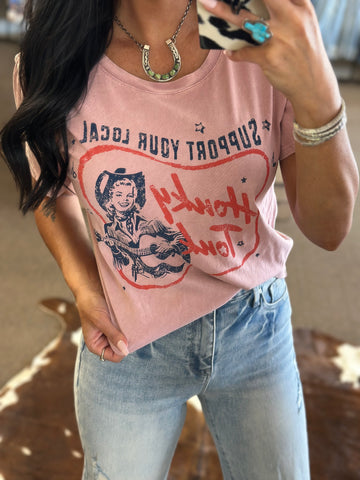 Support Your Local Honky Tonk Tee