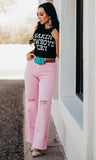 The Rainy Denim - Light Pink (S-2XL)