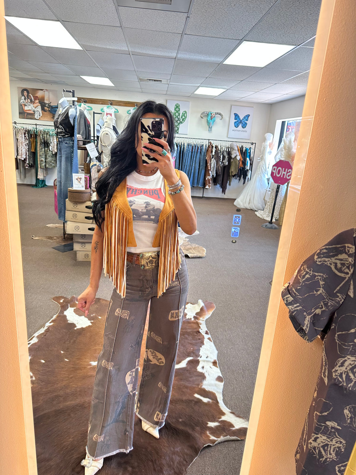 Cowgirl Deliah Fringe Vest