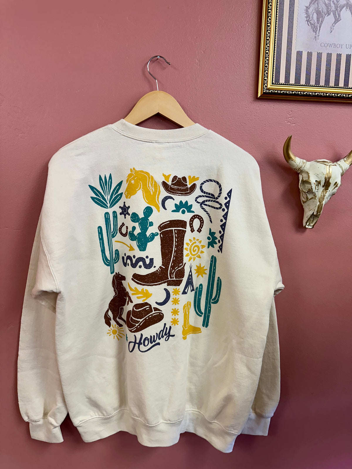 Howdy Front/Back Crewneck
