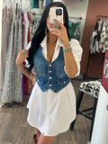 Daisy Mae Denim Vest