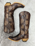 Brown FULL Exotic Tanner Mark Boot - (7 & 9.5)