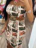 In Love With A Cowboy Dress (Small-XL)