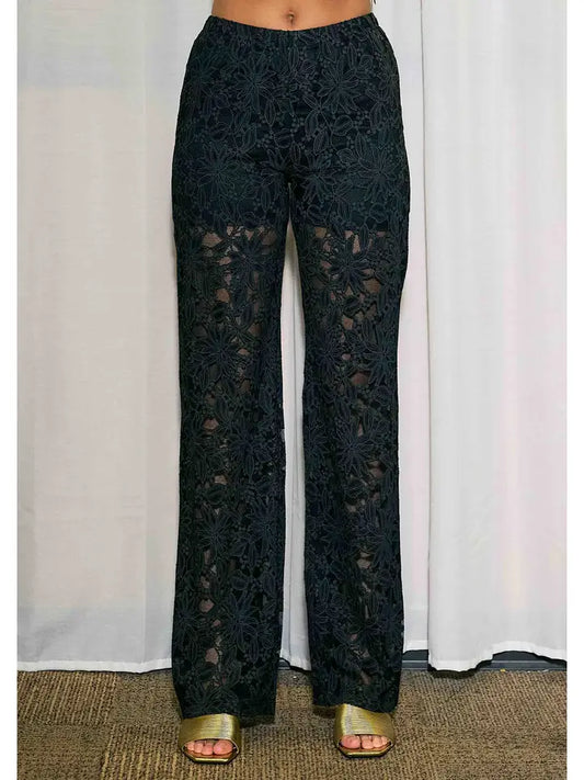 Baby Let's Go To Vegas Lace Pants