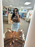 KanCan Cowgirl Shelby Denim Skirt