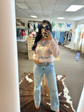 Western Boho Skull Long Sleeve