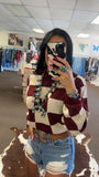 Hazer Checkered Sweater