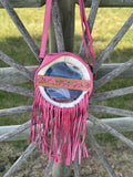 Cowgirl Canteen Clear Purse - Pink