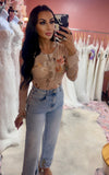 Fall Floral Henley Top
