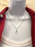 Dainty Horseshoe Charm Necklace