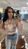 Western Boho Skull Long Sleeve