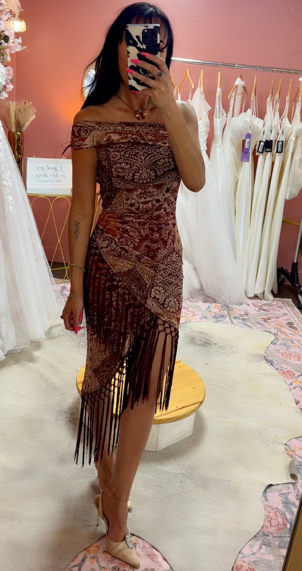 Cowgirl Jessie Boho Fringe Dress