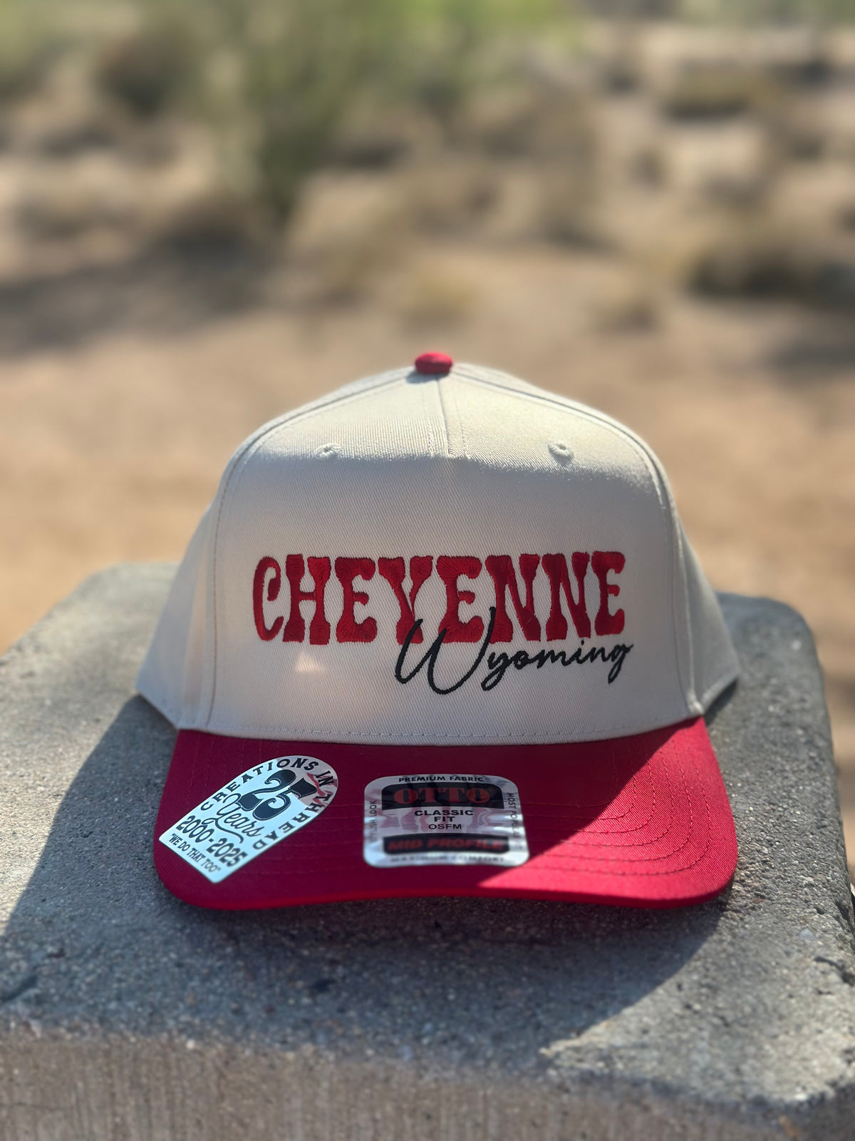 Cheyenne Hat - Red/Black