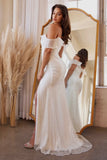 Posh Off Shoulder Sequin Bridal Gown
