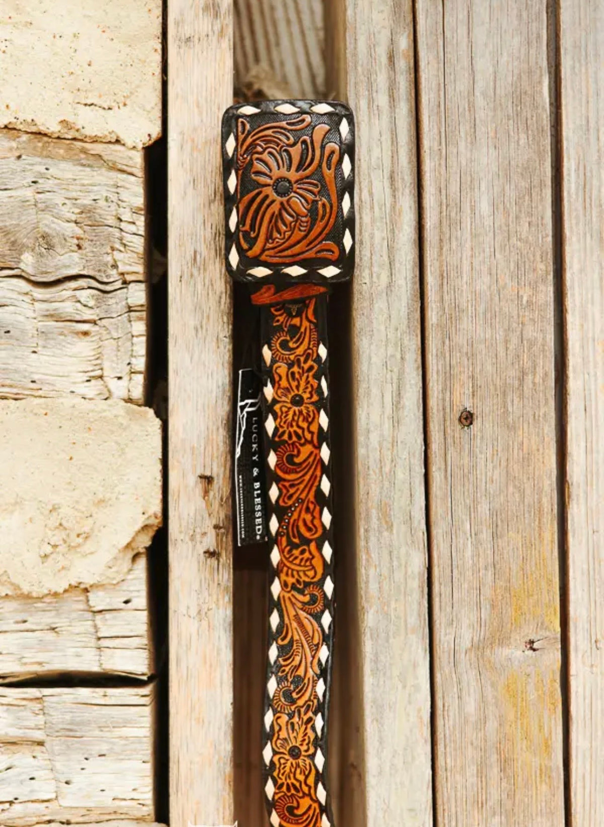 Buckskin Betty Tooled Belt