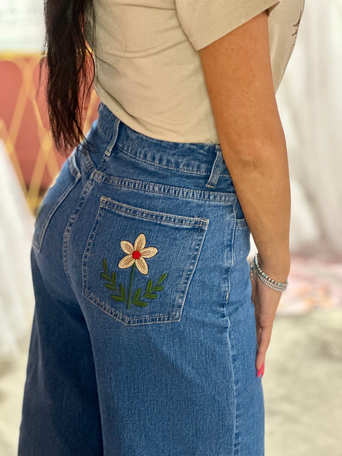 Cactus in Bloom Denim HOT SELLER