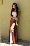 Wynonna Leather Maxi Skirt