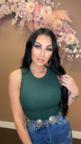 Signature Bodysuit - Hunter Green
