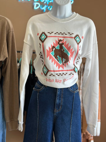 Wild Like the West Crewneck Sweatshirt