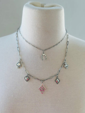 Double Strand Western Charm Necklace