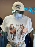 Three Horses Tee