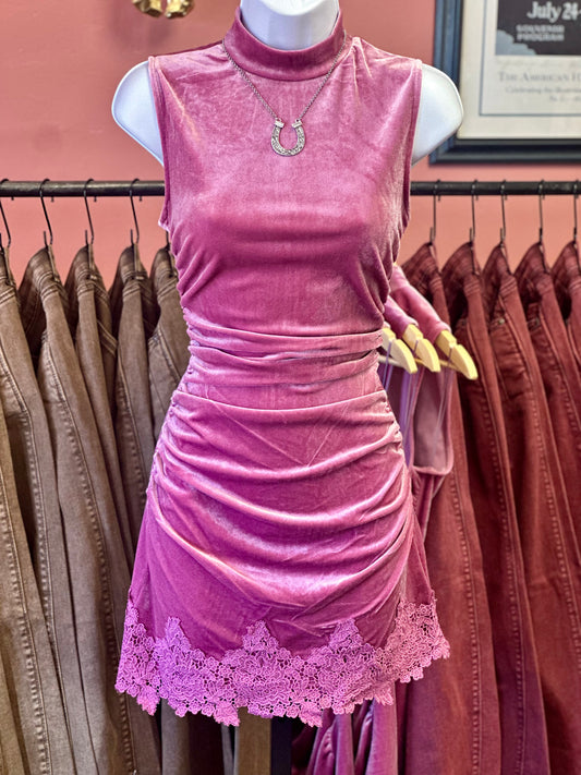 Rodeo Romance Velvet Dress