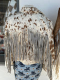 #26 Jaxnhull Cowhide Moto W/ Fringe - Medium