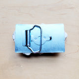 White Turquoise Slab Belt Buckle Medium Size 902m