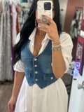 Daisy Mae Denim Vest