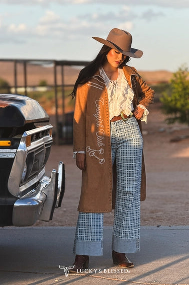 Wynonna Western Stitch Trench Coat