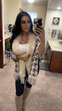 Cabin Fever Fur Shawl Jacket