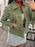 Abilene Studded Fringe Jacket