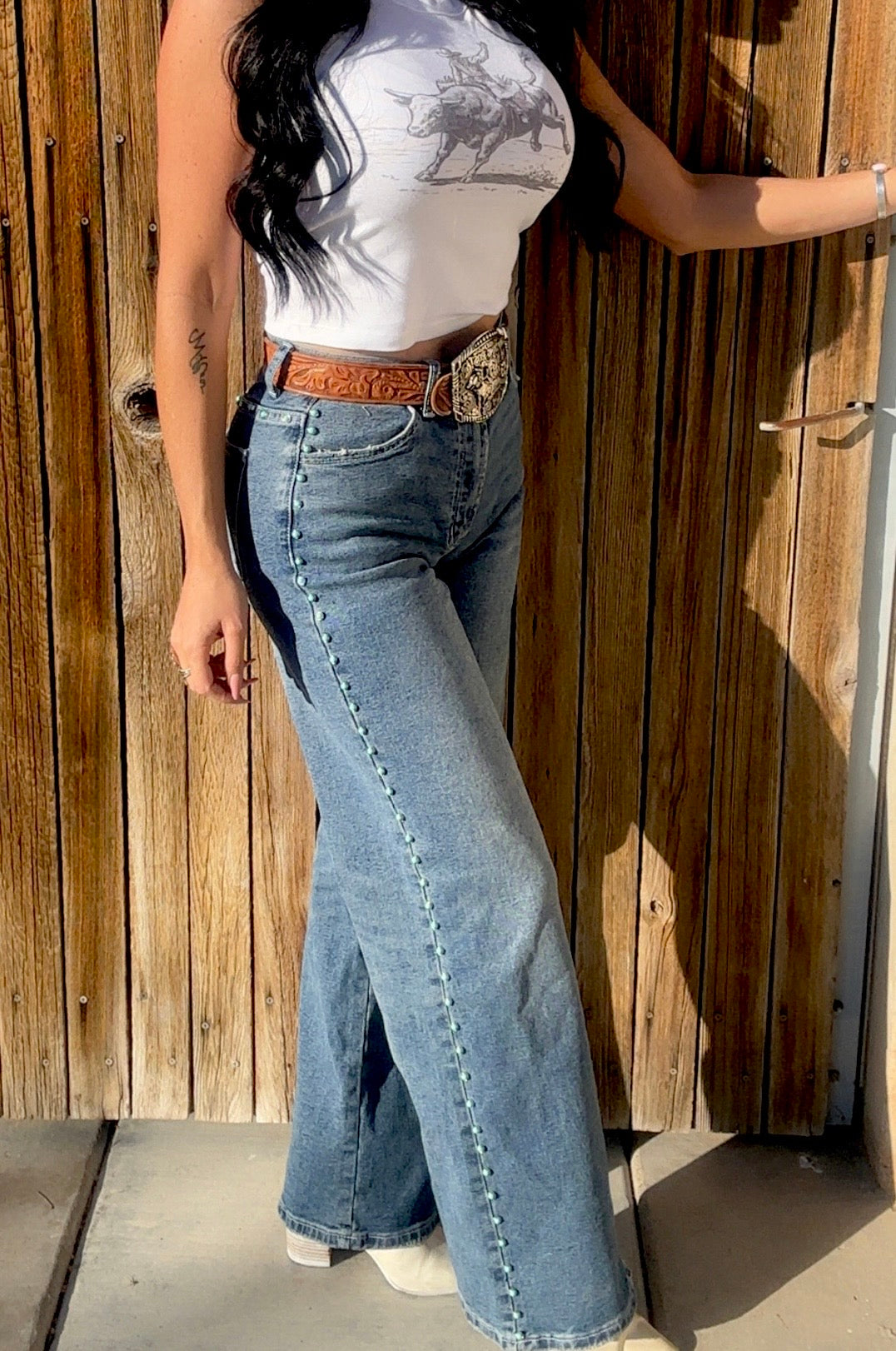 Royal Ranch Turquoise Denim (TOP SELLING)