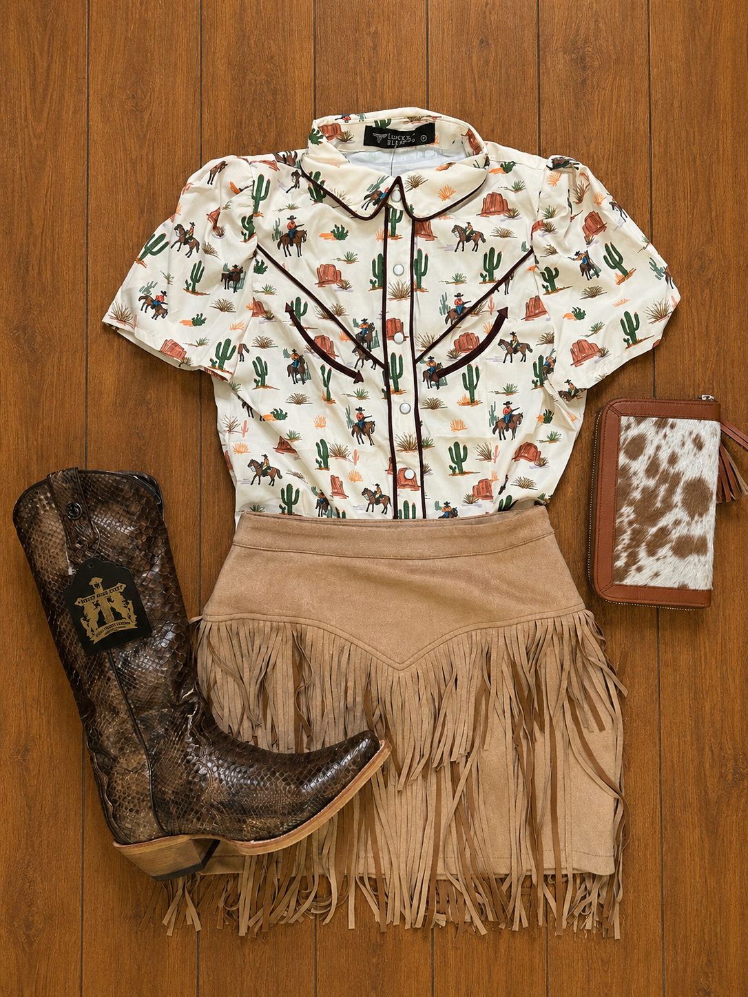Desert Cowgirl Pearl Snap