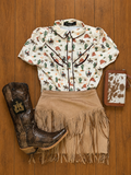 Desert Cowgirl Pearl Snap